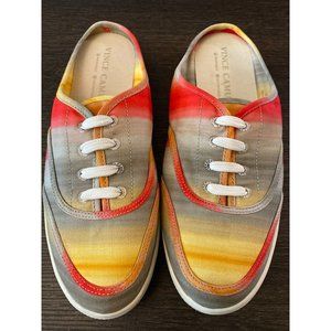 Vince Camuto Celiste Size 9.5 Canvas Mules